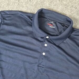 Chaps 78 Golf Polo Shirt‎ Men's Stay Dry Short Sleeve Athletic Blue XXL
